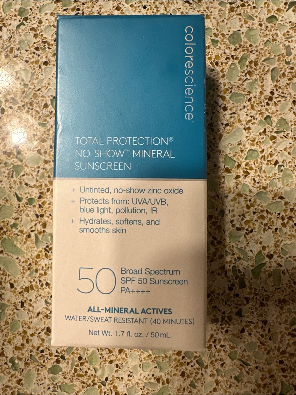 Colorescience Total Protection No-Show Mineral Sunscreen SPF 50 — NEW IN BOX
